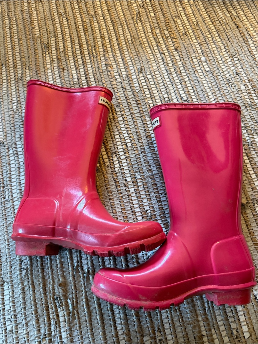 Hunter Kids Rain Boots - Bright Pink